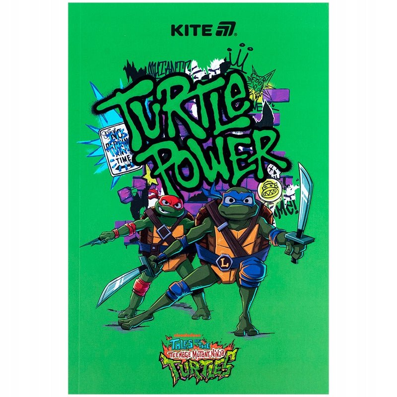 Notatnik Kite Ninja Turtles A5 64 kartki z teksturowaną okładką