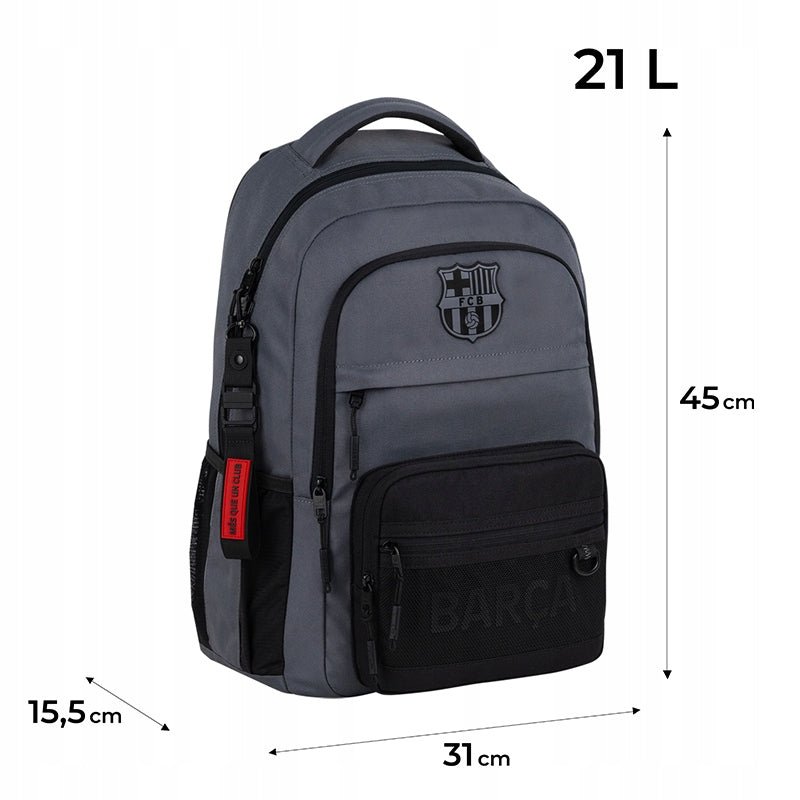 Infografika z wymiarami, wagą i funkcjami modelu rozmiaru L.