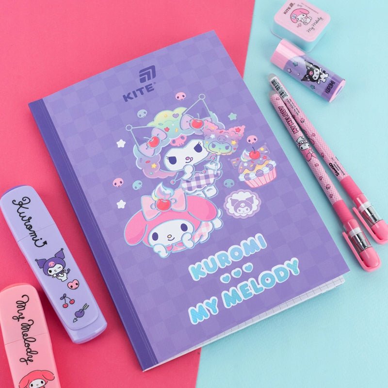 Artykuły papiernicze Kite – wszystko w środku dla fanów Kuromi.