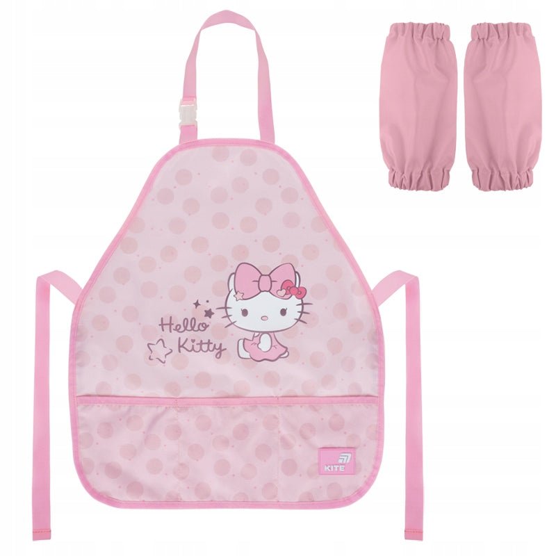 Ogólny wygląd różowego fartuszka ochronnego Hello Kitty Kite.