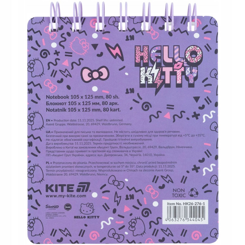 Notes na podwójnej kolorowej spirali Kite HK26-276-1