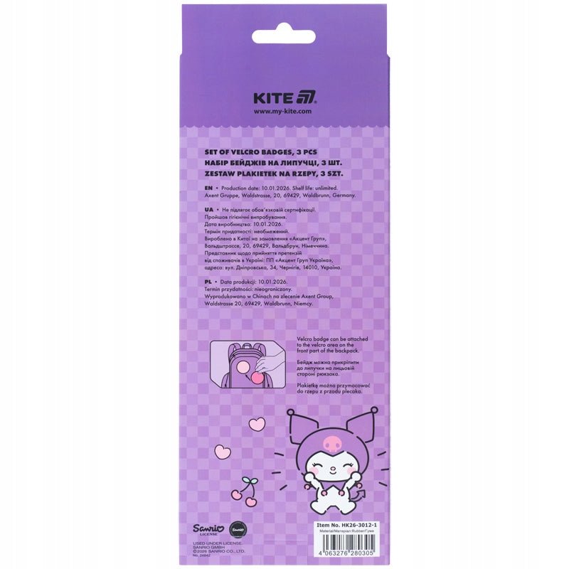 Akcesoria modowe Sanrio dla dziewczynek.