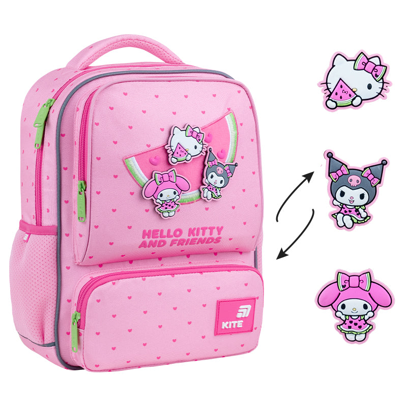 Batoh predškolský Kite Hello Kitty ľahký a priestranný pre dievča 4-7 rokov