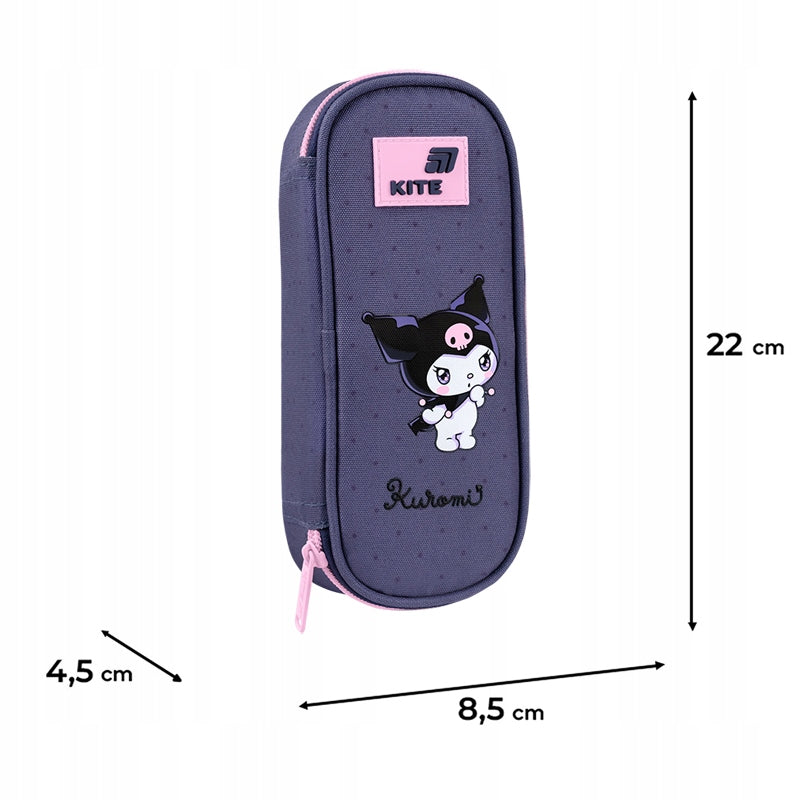Grafika przedstawiająca wymiary piórnika saszetki modelu HK26-599-3.