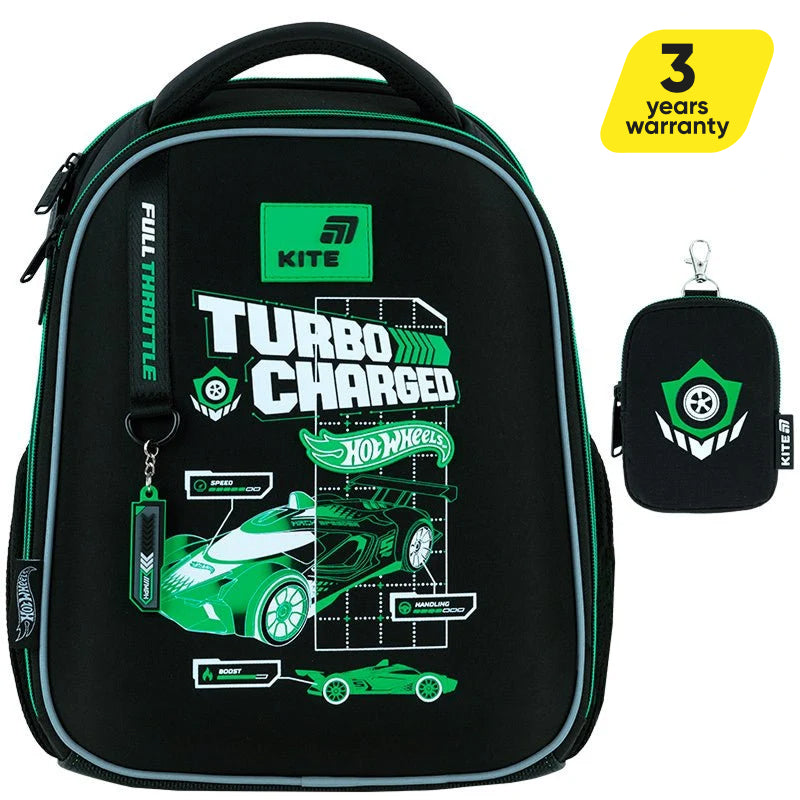 Školská aktovka ortopedická pre chlapcov 6–8 rokov Hot Wheels