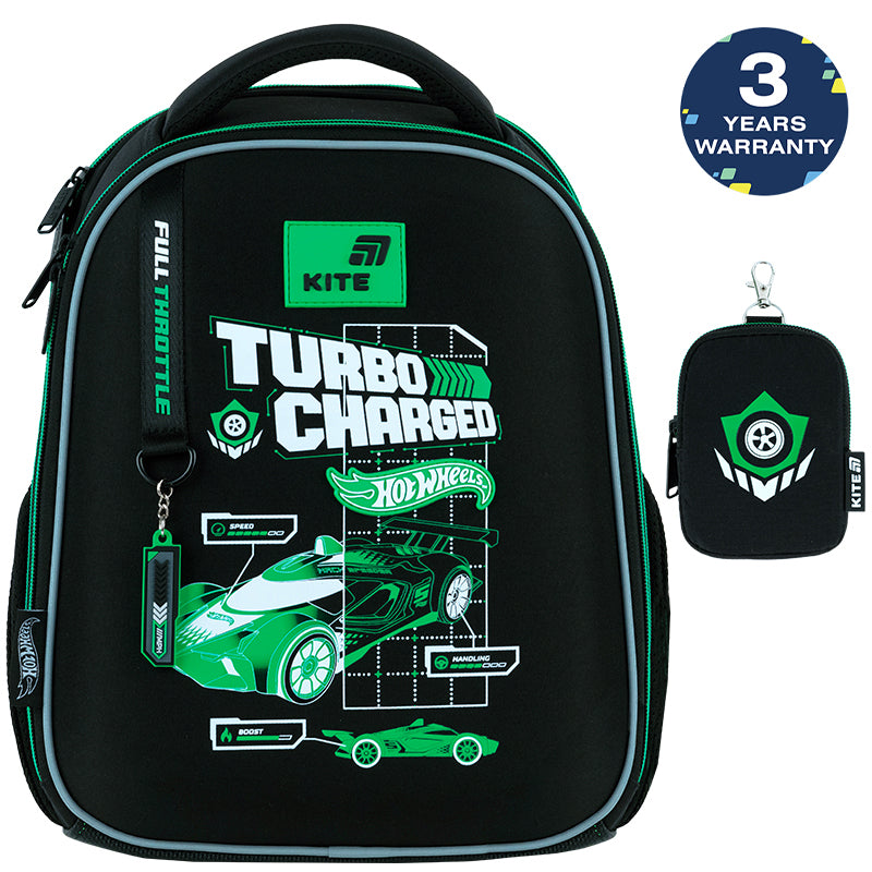 Školská aktovka ortopedická pre chlapcov 6–8 rokov Hot Wheels