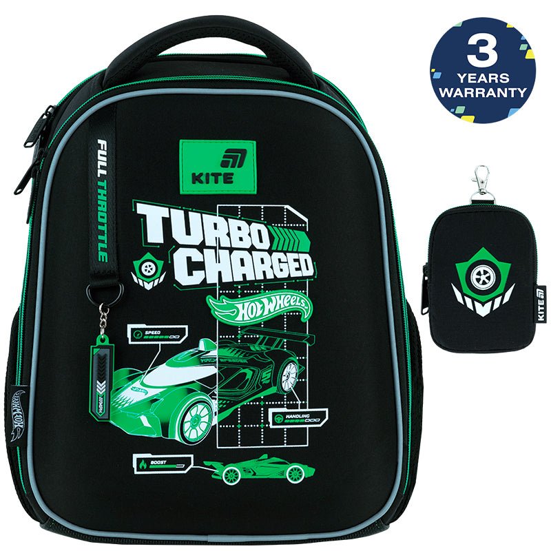 Školská aktovka ortopedická pre chlapcov 6–8 rokov Hot Wheels