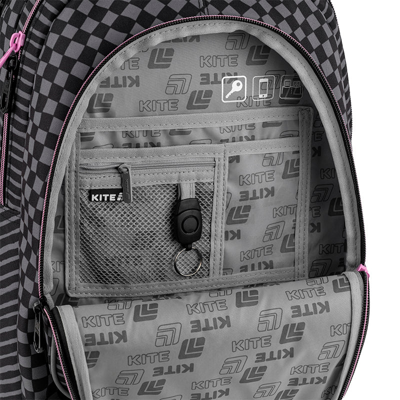 Plecak Kite K25-8001L-2 z organizerem w przedniej kieszeni – porządek w drobiazgach