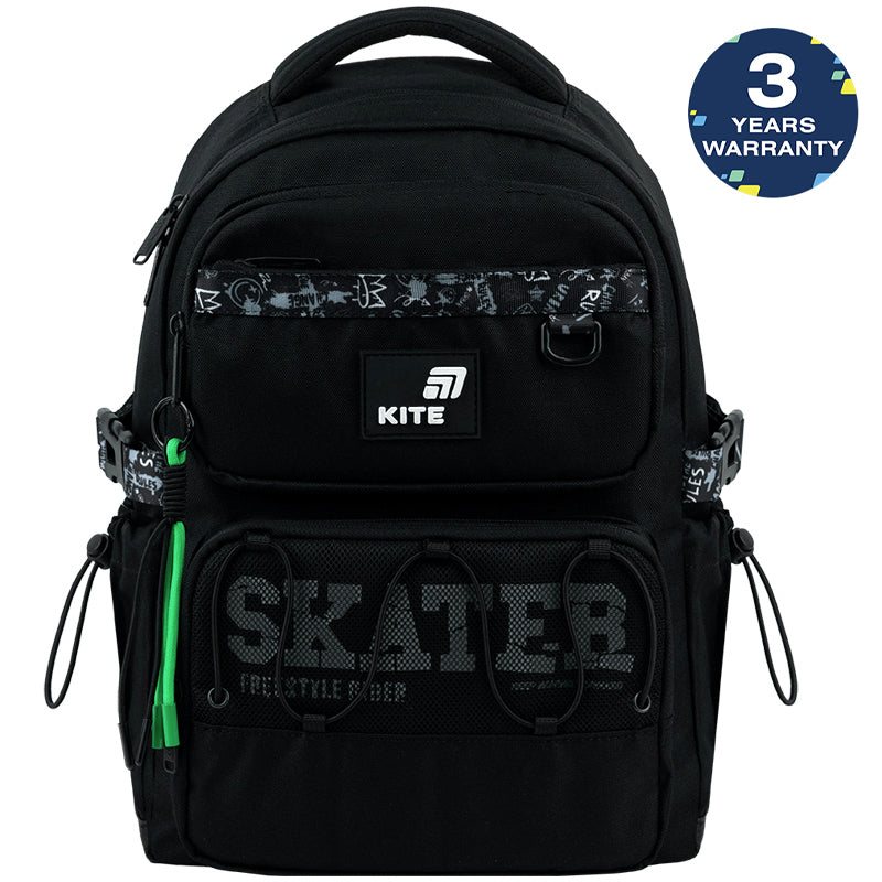 Batoh školský ortopedický pre chlapcov čierny Kite Skater do školy