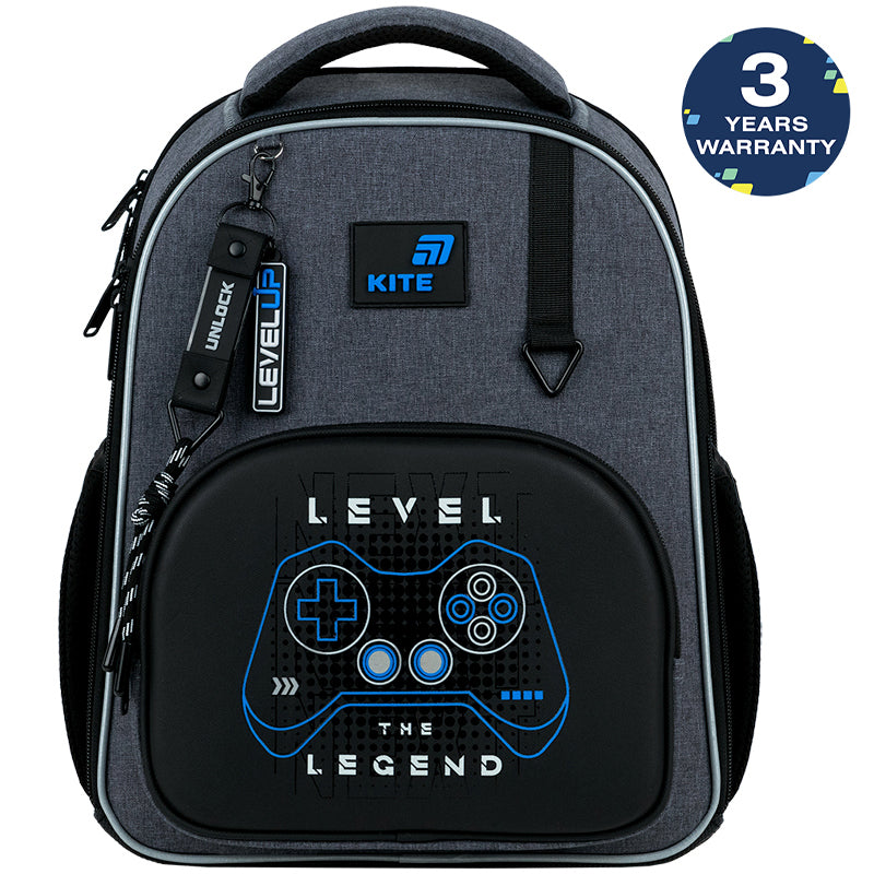 Aktovka ortopedická pre chlapcov 1.–6. triedy ľahká a vystužená Kite Level UP
