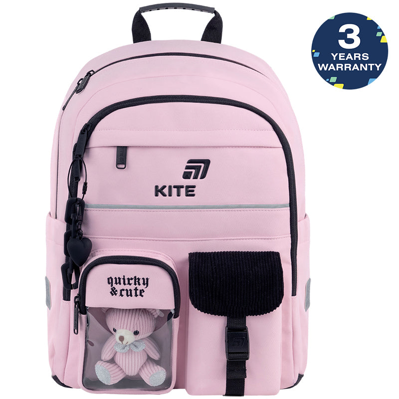 Batoh školský ortopedický pre dievčatá 6-12 rokov Kite Quirky&Cute