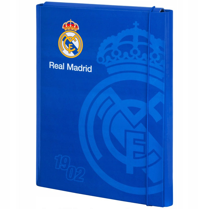 Teczka przestrzenna gruba z gumką dla chłopców A4 Real Madrid Kite