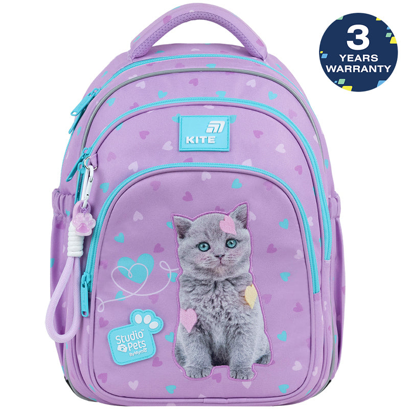 Batoh školský ortopedický Kite Studio Pets pre dievča 6-8 rokov