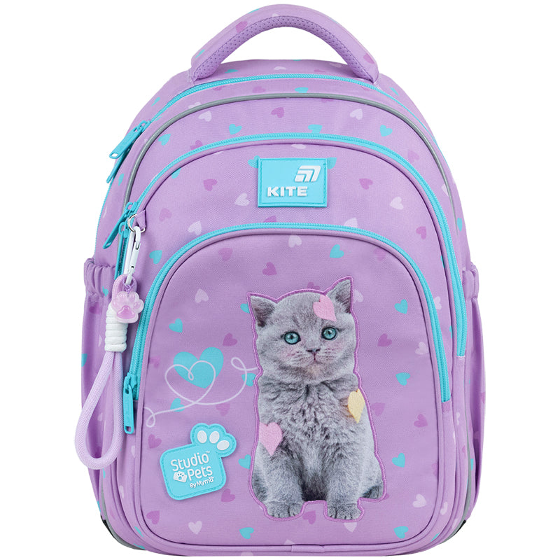 Batoh školský ortopedický Kite Studio Pets pre dievča 6-8 rokov