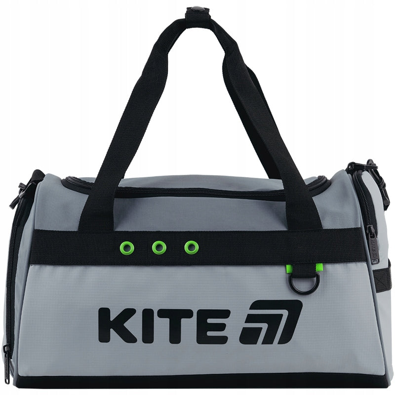 Torba szara sportowa Kite z regulowanym paskiem