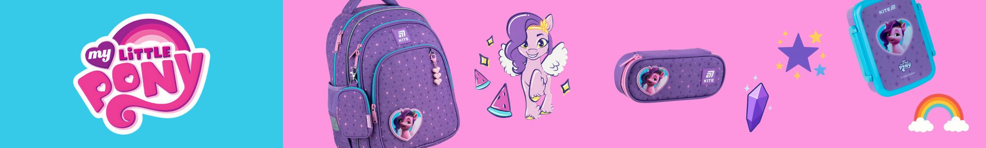 Kolekcja My Little Pony Kite: plecaki i akcesoria. Bajkowy design, pastelowe kolory i styl dla dziewczynek do szkoły.