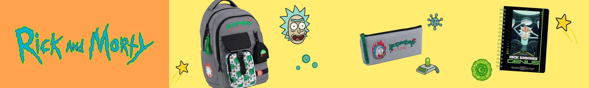 Kolekcja Rick and Morty Kite: plecaki i akcesoria. Odważny design i styl dla młodzieży ceniącej humor i indywidualność.