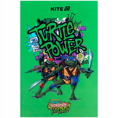 Notatnik Kite Ninja Turtles A5 64 kartki z teksturowaną okładką