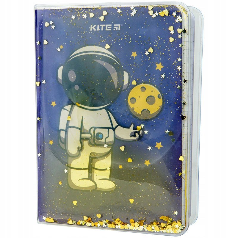 Notatnik A6 w silikonowej okładce 80 kartek Spaceman