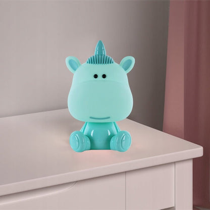 Lampa zielona na stole