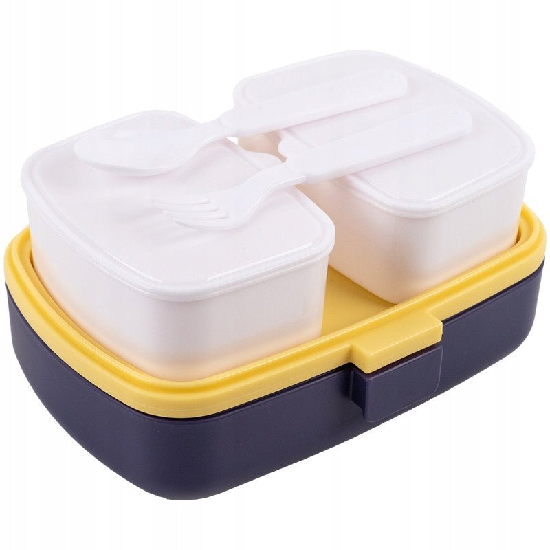 śniadaniówka wkłady 2 komory ze stucćami 1150 ml 