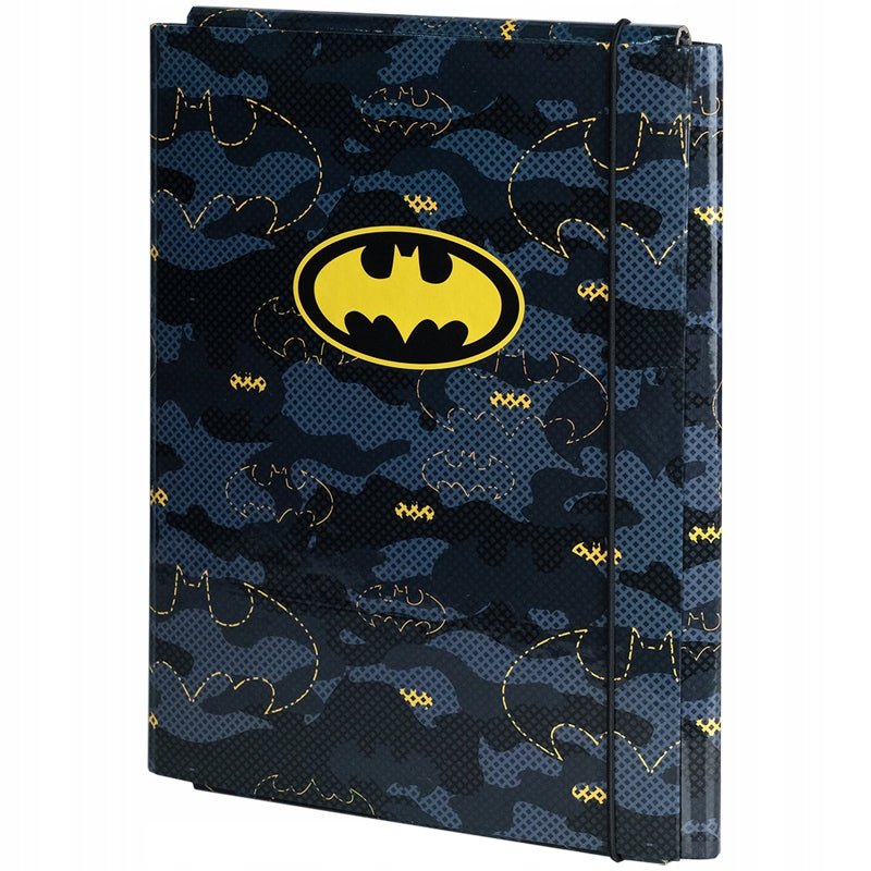 Teczka z gumką A4 czarna dla chłopca DC Batman