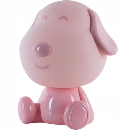 Lampa dla dzieci piesek rozowa