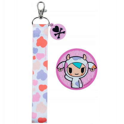 Zestaw naszywka na rzep brelok do kluczy Tokidoki