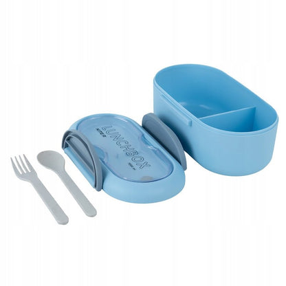 Lunch box śniadaniówka ze sztuccami 