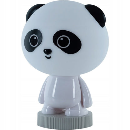 Lampa nocna panda dziecieca biala z czarnym
