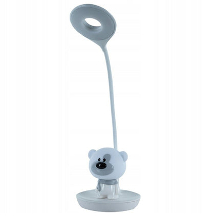 Biała lampa dla dzieci Kite z misiem
