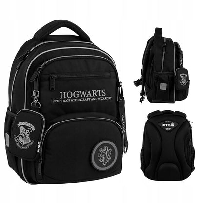 Wnętrze plecaka Harry Potter – przegródki na książki i piórnik