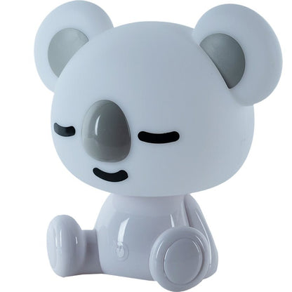 Lampka dziecieca na noc bialy mis koala