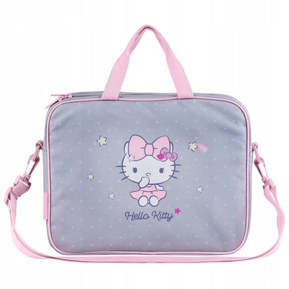 Teczka materiałowa A4 Hello Kitty – stylowa i funkcjonalna torba na dokumenty i akcesoria szkolne.