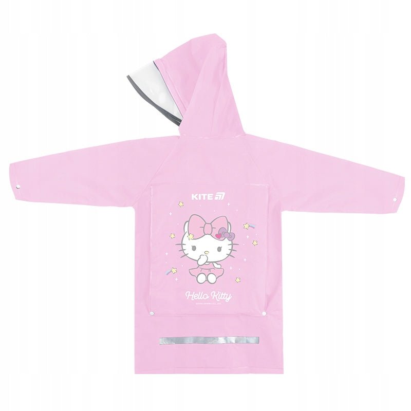 Płaszcz przeciwdeszczowy dla dziewczynki różowy Hello Kitty S Kite