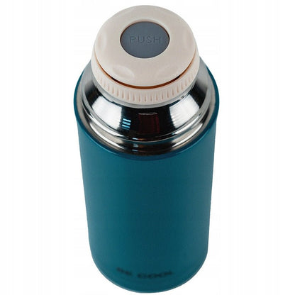 Termos z kubkiem metalowy 350 ml zielony