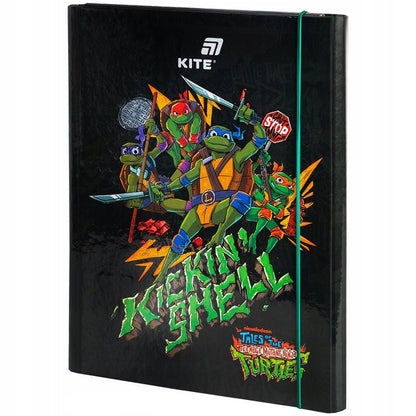 Teczka z gumką A4 do prac plastycznych Ninja Turtles Kite
