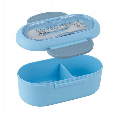 Lunch box śniadaniówka ze sztuccami 