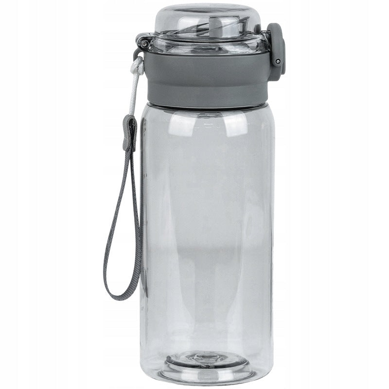 Bidon tritanowy 500 ml szary z sitkiem butelka na trening z ustnikiem Kite