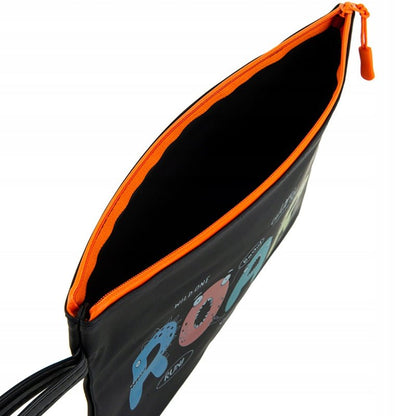 Otwarta silikonowa teczka Kite K22-469-04 z zamkiem, pojemne etui na dokumenty