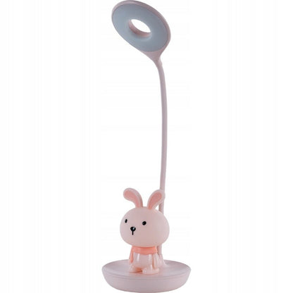 Lampka biurkowa rozowy krolik