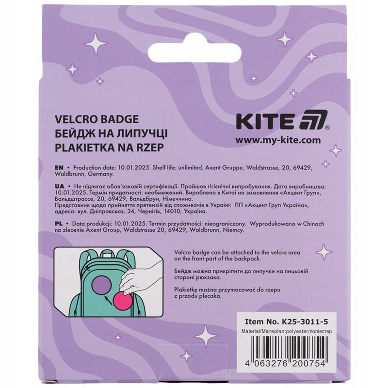 Naszywki na rzep emblemat plakietka tęcza Kite