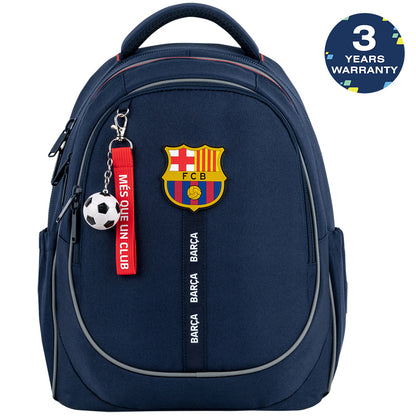 Chlapčenský ortopedický školský batoh Kite FC Barcelona modrý