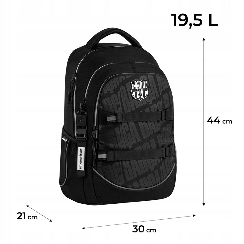 Plecak do szkoły BC26-727L – grafika z wymiarami i wagą 1210 g.