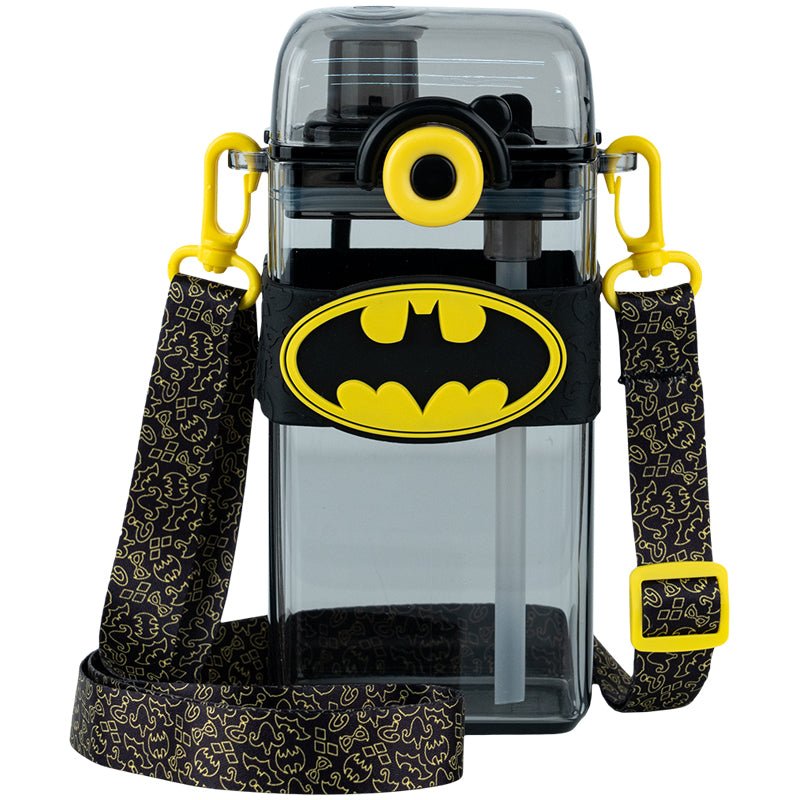 Butelka na wodę Kite Batman z ustnikiem i słomką dla dzieci