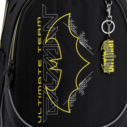 Zbliżenie na detale 3D i wysokiej jakości grafikę Batman.