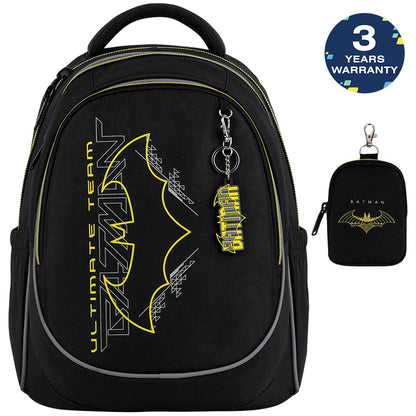 Batoh školský Kite Batman ortopedický ľahký pre chlapcov do školy čierny