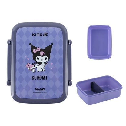 Śniadaniówka z przegródkami do szkoły 420ml Kuromi Kite