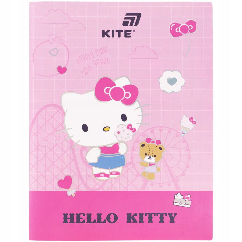 Teczka z koszulkami Hello Kitty A4 rozowa Kite