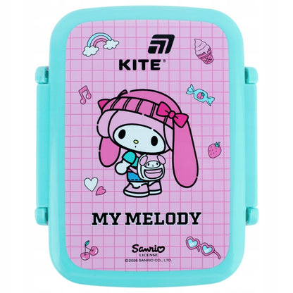 Estetyczna pokrywka snackboxa Kite z postacią My Melody.
